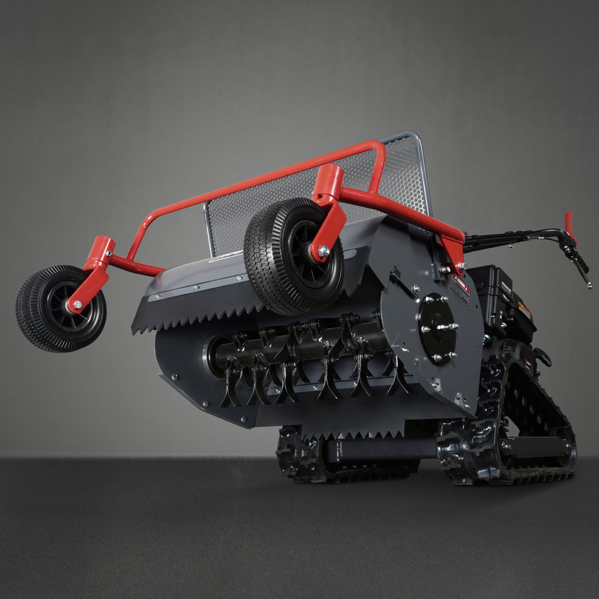 MechMaxx 27" Walk-Behind Flail Mower, 10HP 302cc, Tracked, SFM27T