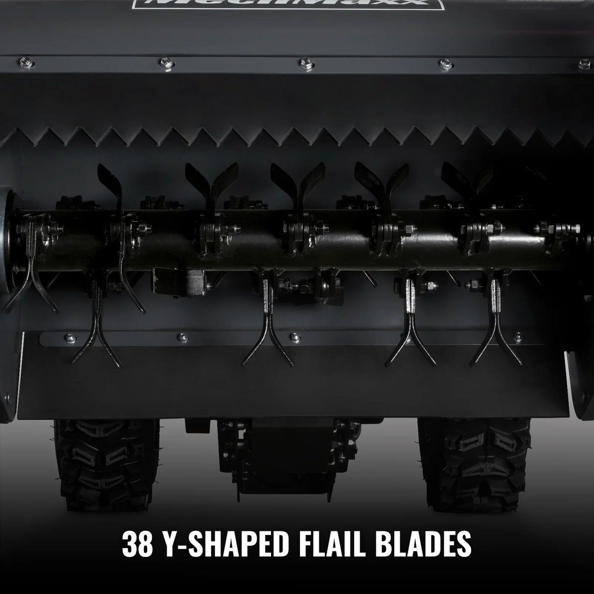 MechMaxx 27" Walk-Behind Flail Mower, 10HP 302cc, Wheeled, SFM27W