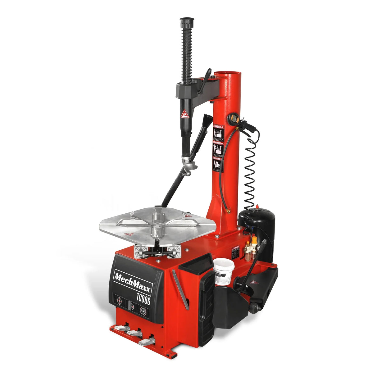MechMaxx 24" Rim Swing Arm Tire Changer with Bead Blaster, 1.5HP Motor