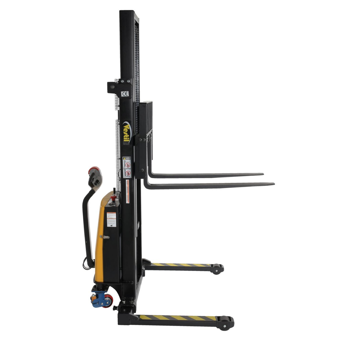 Vestil SL-137-AA-PTDS Power Traction Drive Stacker — Electric Drive AND Electric Lift at 2.5 mph, 137" Lift Height, 2,000 lb Capacity