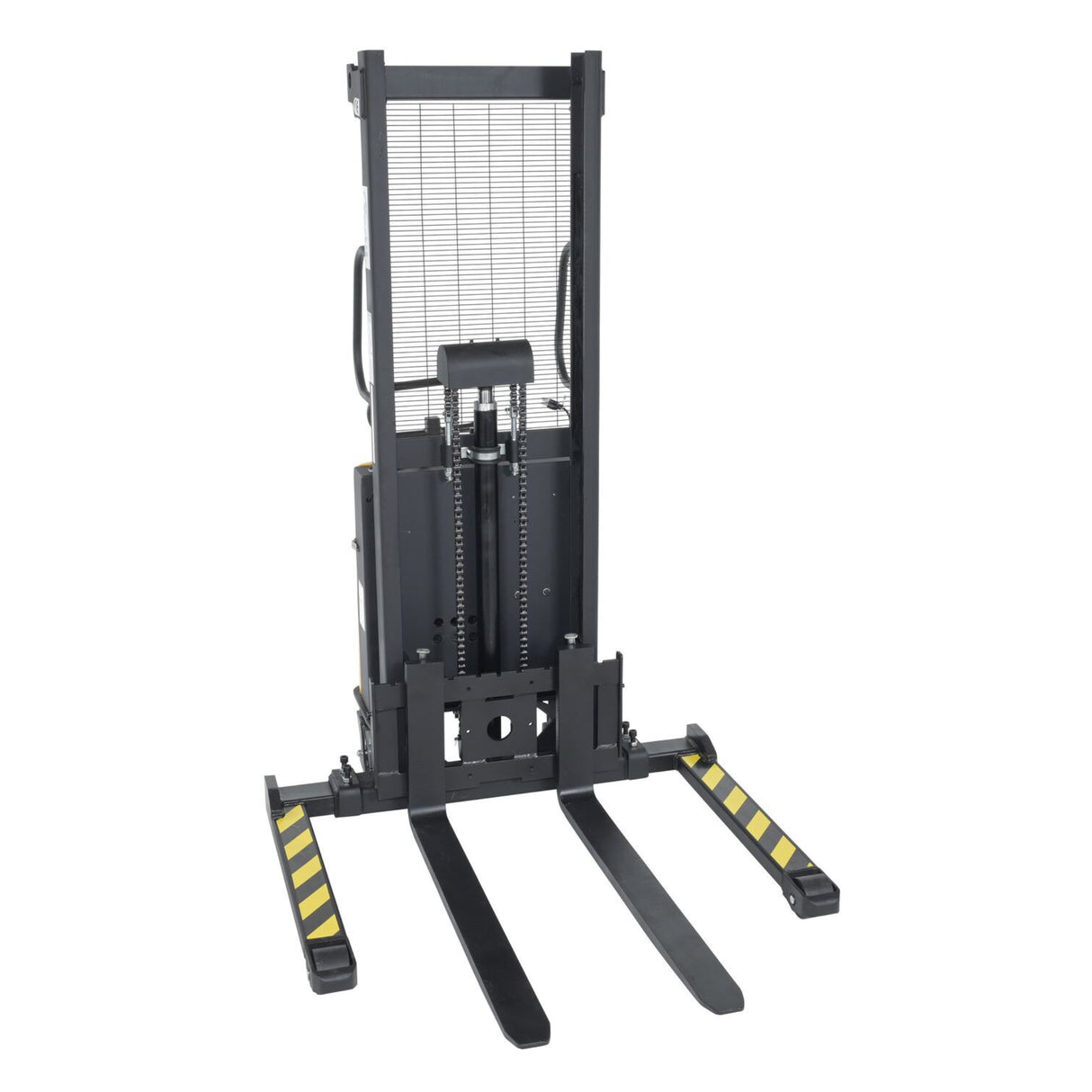 Vestil SL Series Semi-Electric Stacker with Powered Lift — 2,000 lb Capacity, Adjustable or Fixed Forks, Lift Heights 63" to 150"
