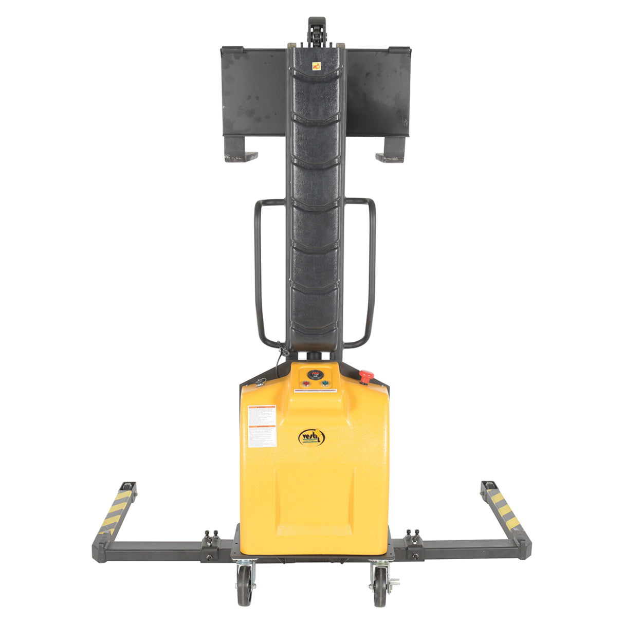 Vestil SLNM-63 Narrow Mast Stacker with Powered Lift | 1,000 lb Capacity, 63" Lift, Semi-Electric, Adjustable or Fixed Forks