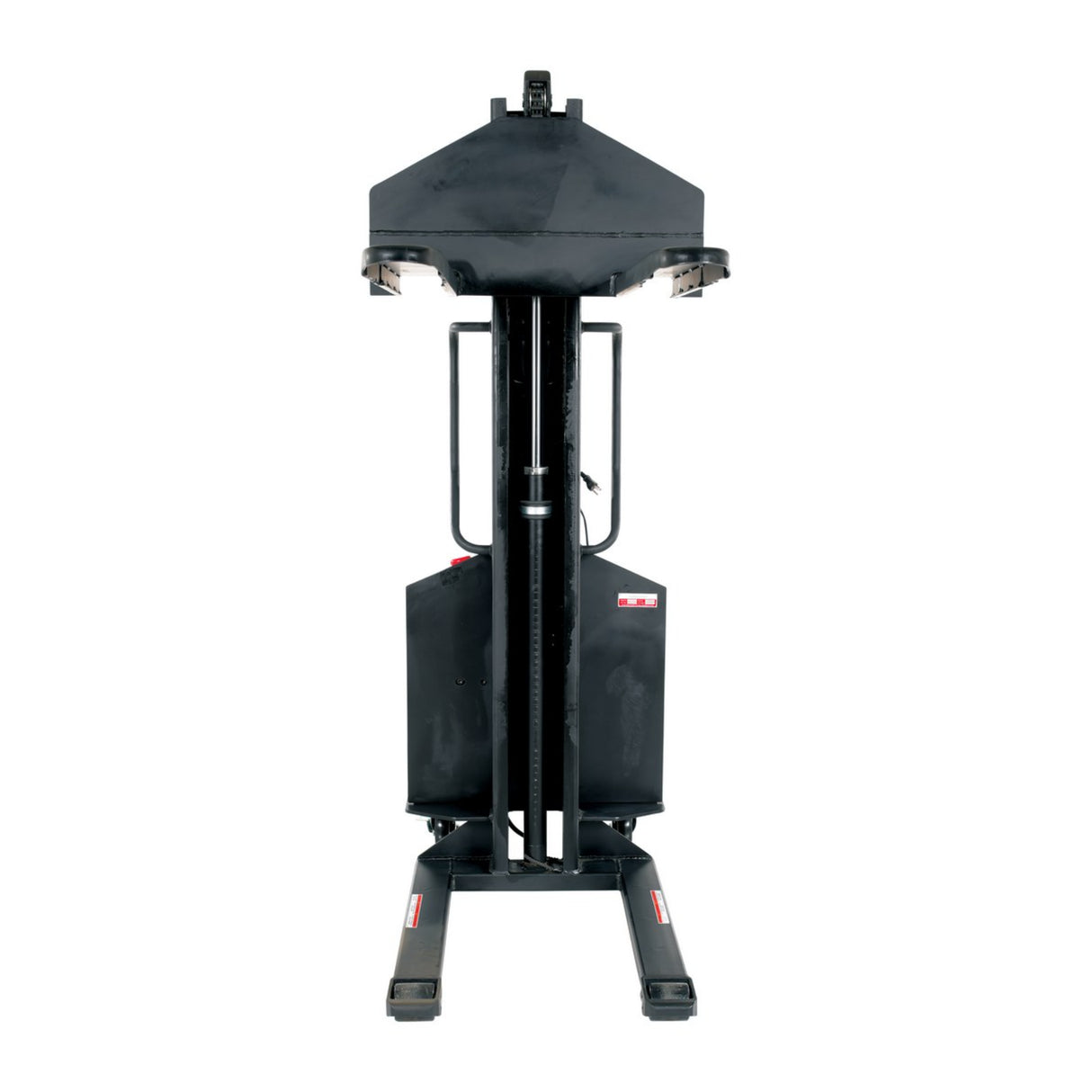 Vestil SLNM15-63 Narrow Mast Stacker with Powered Lift | 1,500 lb Capacity, 63" Lift, Semi-Electric, Adjustable or Fixed Forks