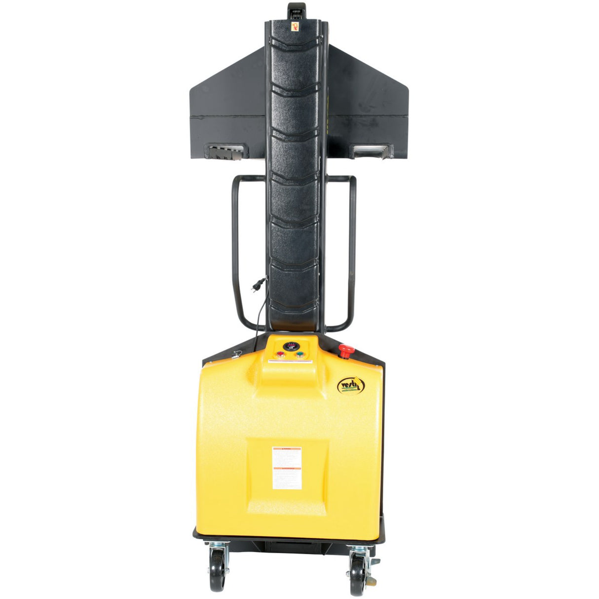Vestil SLNM15-63 Narrow Mast Stacker with Powered Lift | 1,500 lb Capacity, 63" Lift, Semi-Electric, Adjustable or Fixed Forks