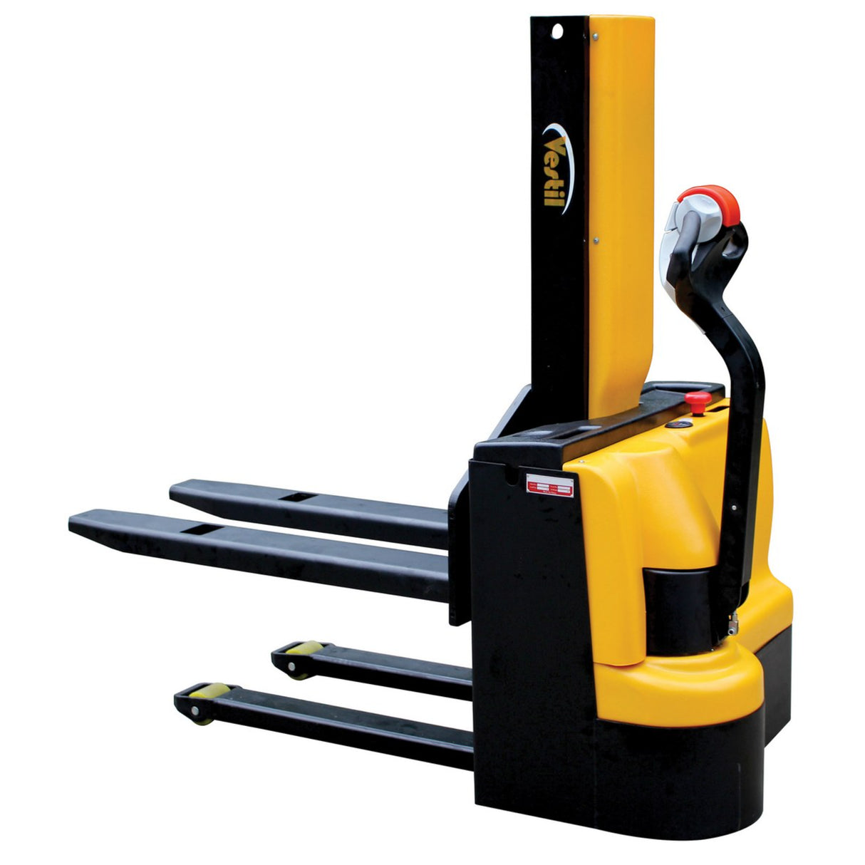 Vestil SNM3 Narrow Mast Stacker, Fully Powered Drive & Lift | 3,000 lb Capacity, 43" Lift, Adjustable or Fixed Forks