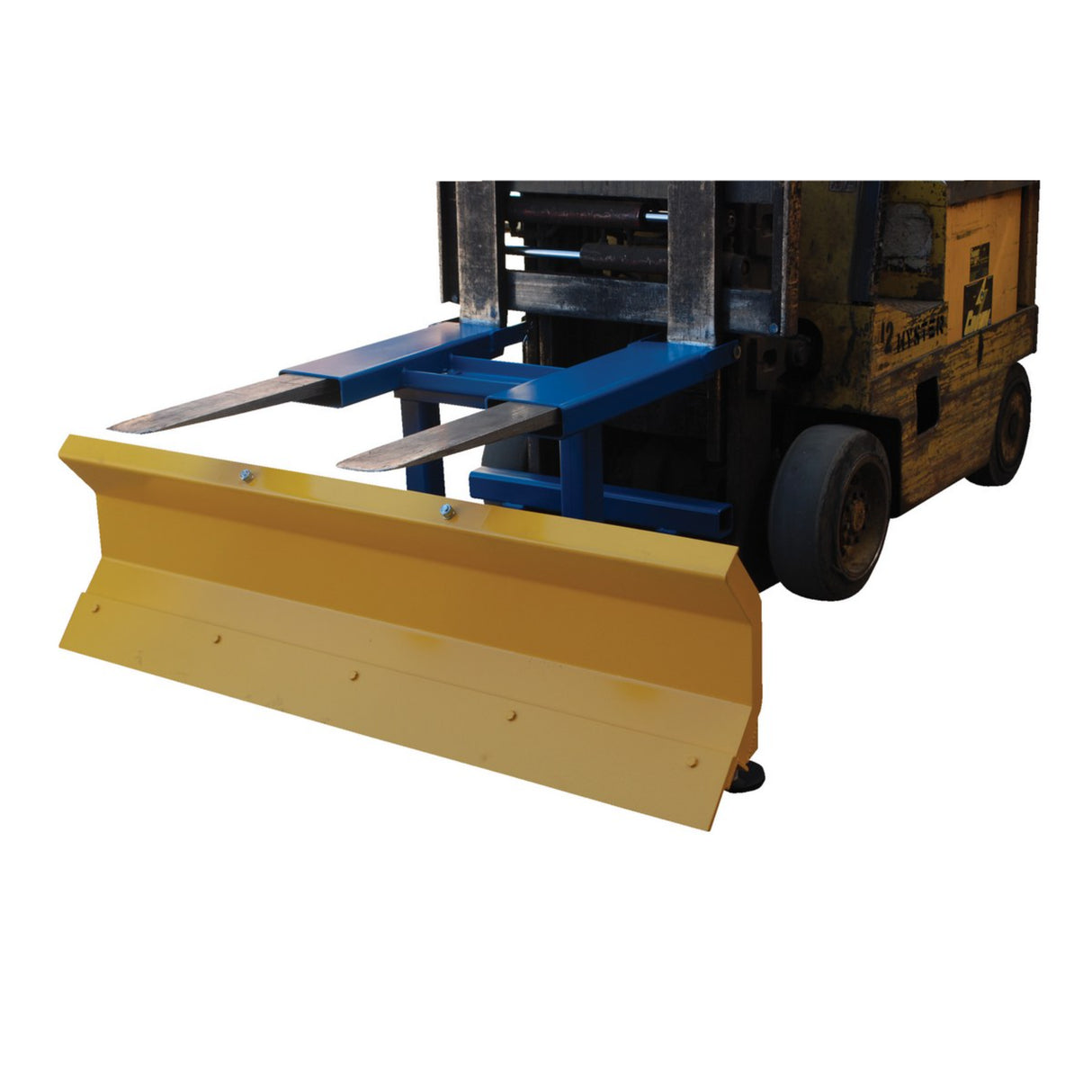 Vestil Fork Truck Snow Plow / Pusher - 72" Blade, 60° Rotation (SPB Series)