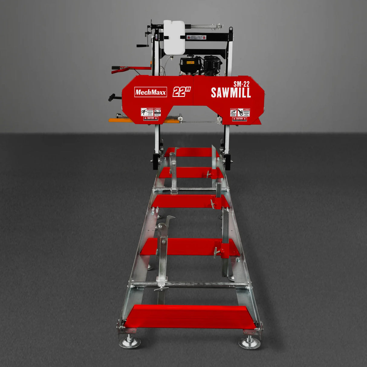 MechMaxx 22" Gas-Powered Portable Sawmill, 277cc 9.5HP Kohler Engine