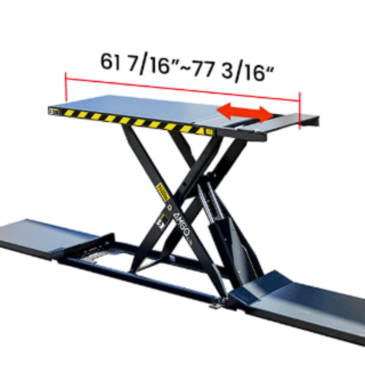 AMGO MRL09 Mid-Rise Scissor Lift – 9,000 lb Capacity