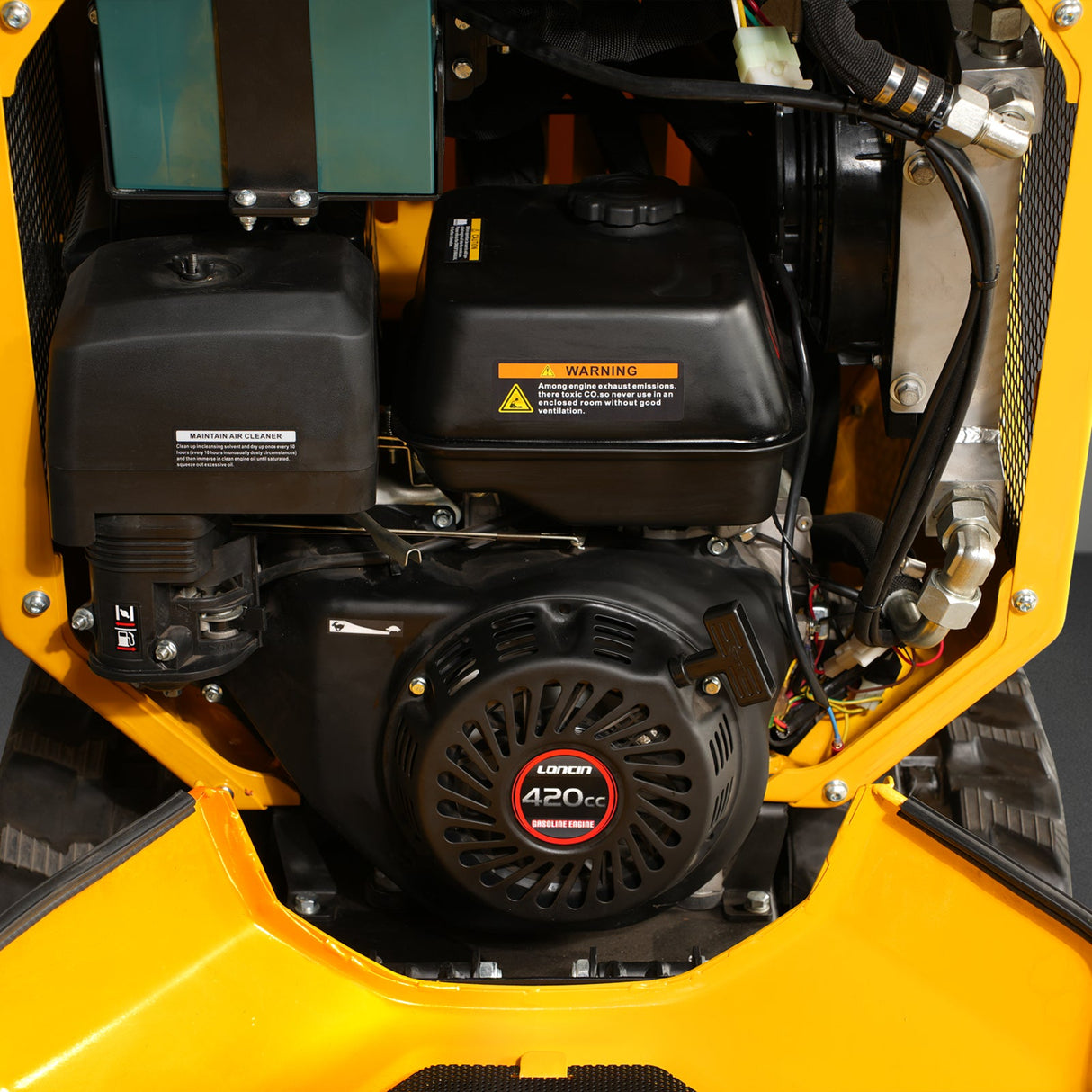MechMaxx 1800lb 420cc Stand-On Hydraulic Track Dumper, Self-Loading, T80