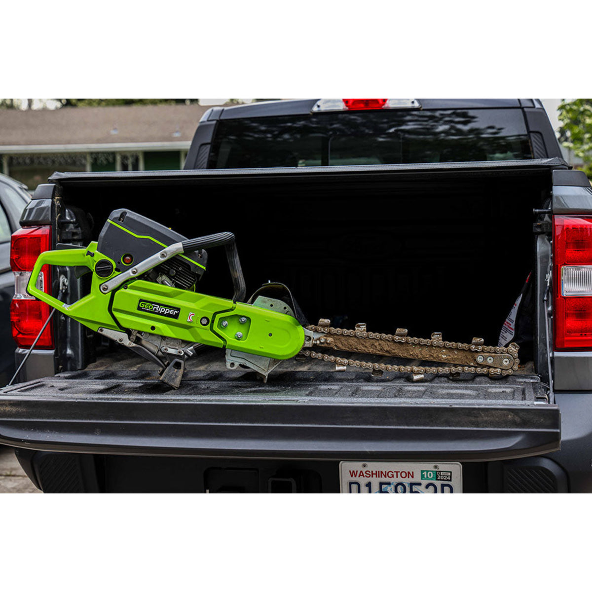 MiniTrencher GeoRipper 27 Handheld Gas Mini Trencher – 74cc 2-Stroke, 27" Digging Depth Portable Trencher with Optional EZ Kart Walk-Behind Conversion