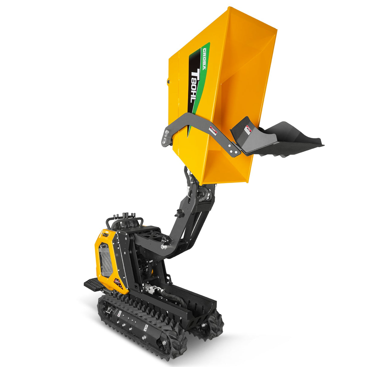 MechMaxx 1100lb 420cc Stand-On Track Dumper, Tipping & Lifting, T80HL
