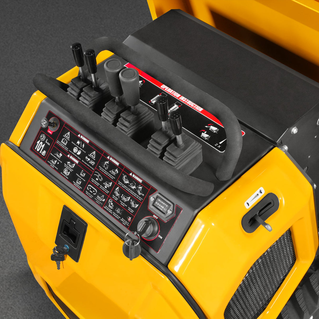 MechMaxx 1100lb 420cc Stand-On Track Dumper, Tipping & Lifting, T80HL