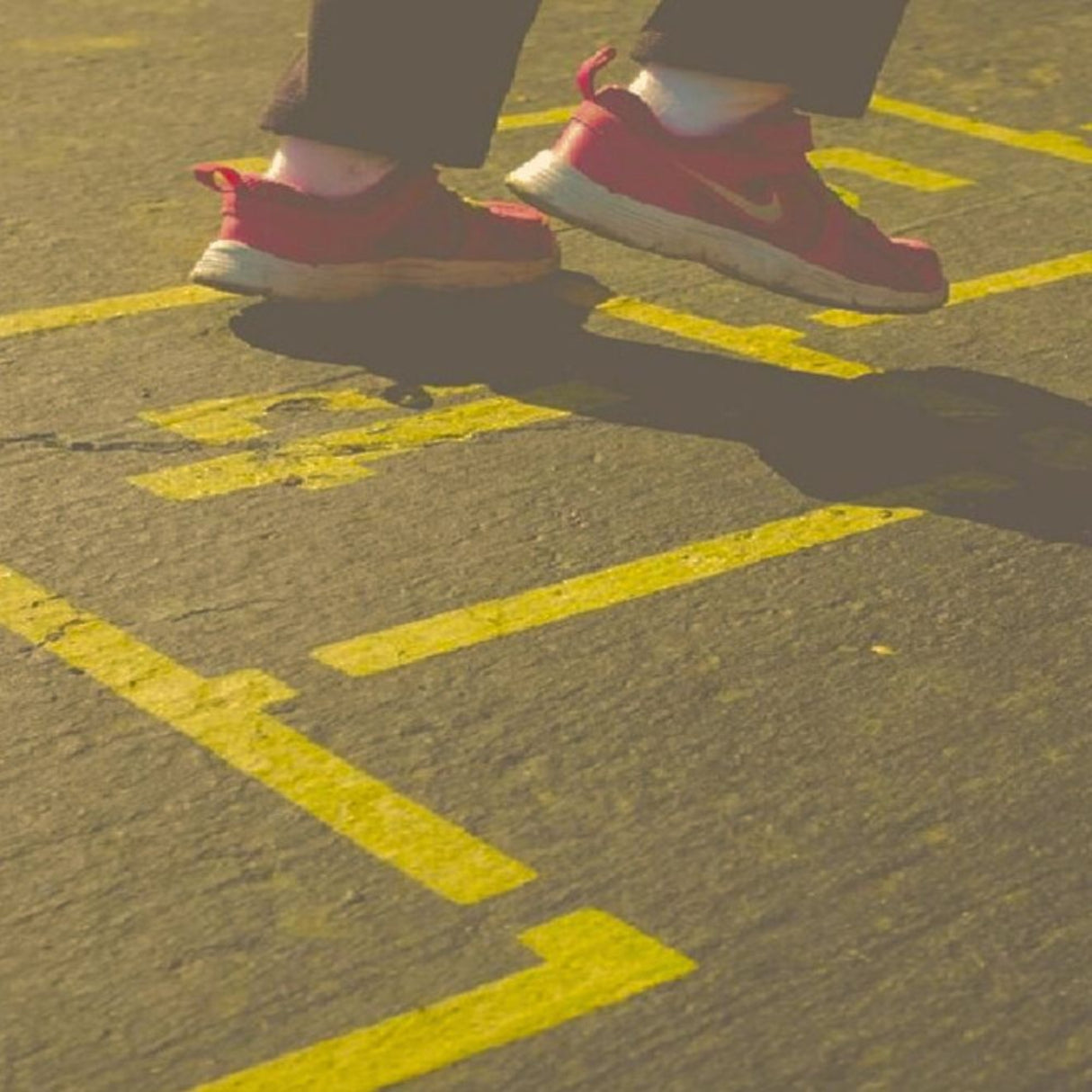 Newstripe Traditional Hopscotch Playground Stencil