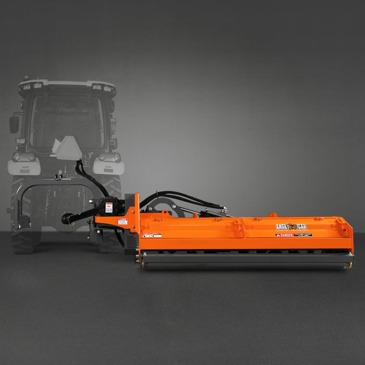 MechMaxx 86" Heavy Duty Offset Ditch Bank Flail Mower, CMR Gearbox, PTO, VBM86