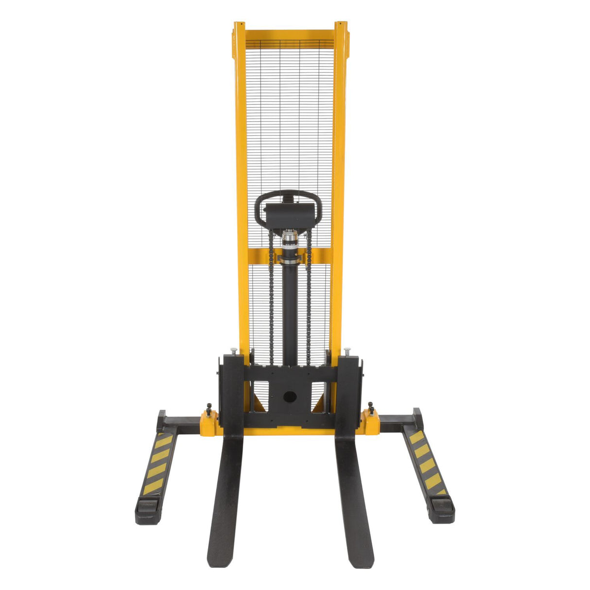 Vestil VHPS-2000 Manual Hand Pump Stacker | 2,000 lb Capacity, Adjustable or Fixed Forks, 17" to 118" Lift Height Options