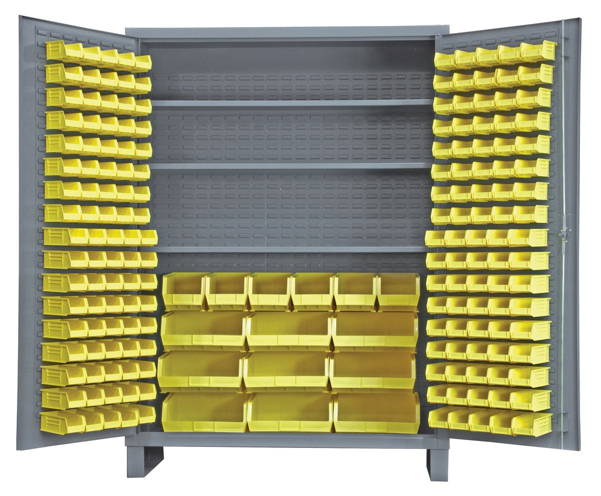 Vestil VSC-SSC Bin Storage Cabinet — 60" Wide Large-Capacity Parts Organization Cabinet