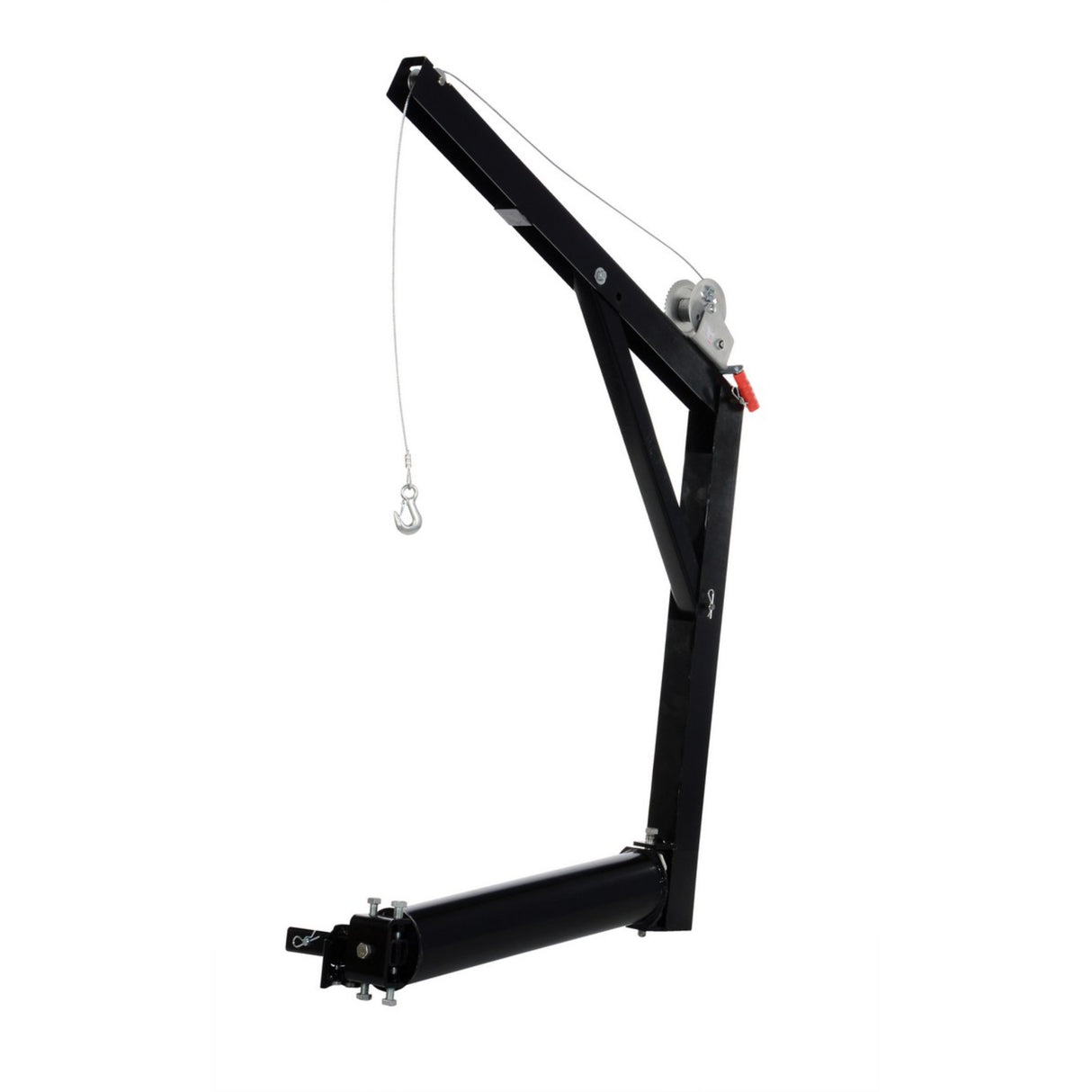 Vestil WTJ-HITCH Truck Hitch-Mounted Jib Crane — Mobile 600 lb Crane for Class III Receivers
