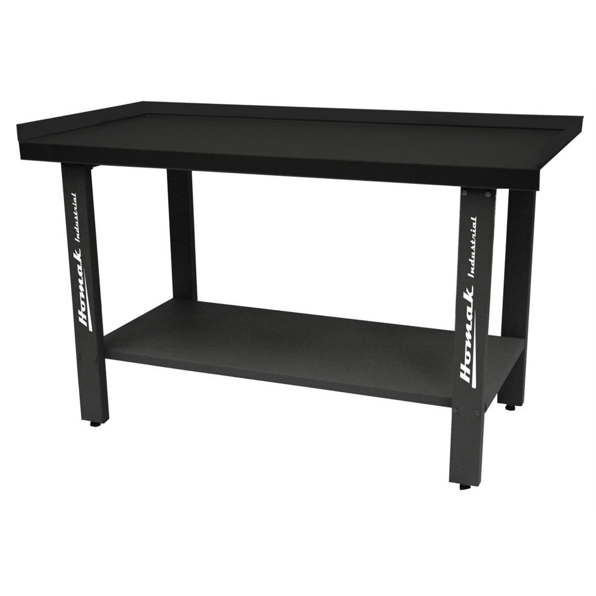 Homak 59" Industrial Steel Workbench — 12-Gauge Frame, 880 lb Capacity, Bottom Shelf