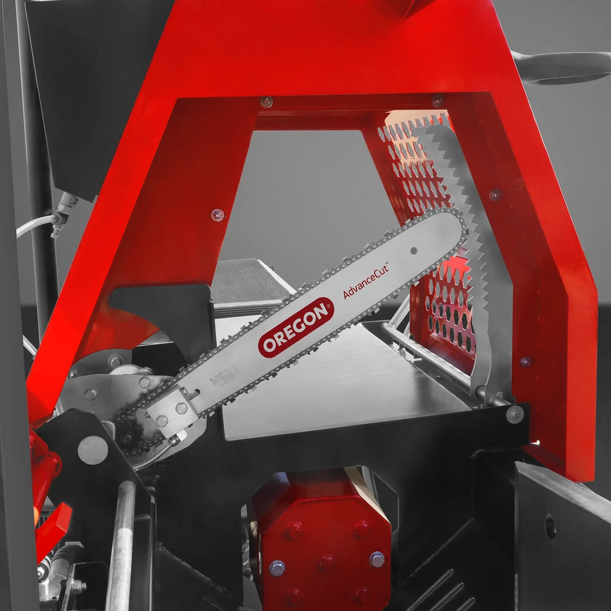 MechMaxx Honda GX390 20-Ton Log Splitter Processor, 18" Chainsaw, HLS20