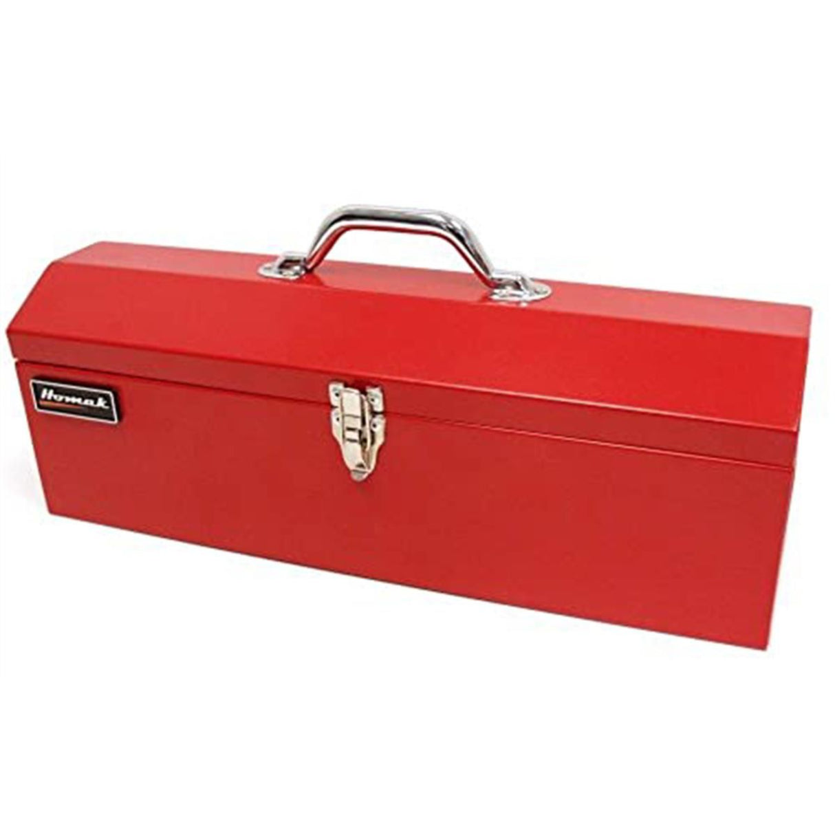 Homak 19" Hip-Roof Steel Toolbox — 21-Gauge, Removable Steel Tray, 741 cu in