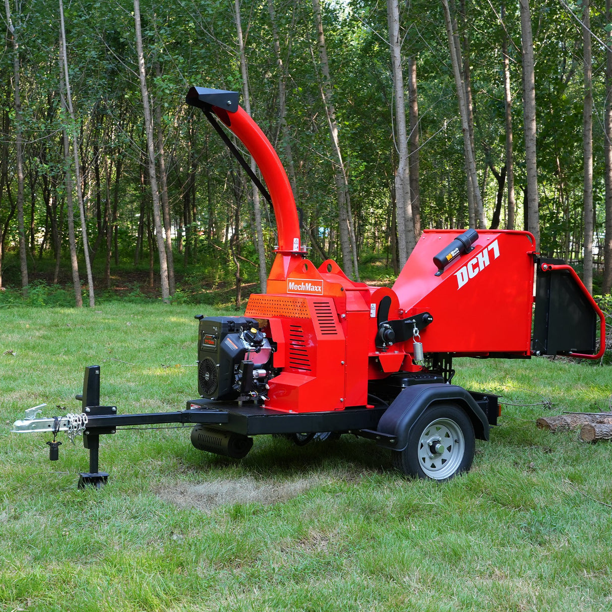 MechMaxx 25HP 750cc Zonsen 7" Hydraulic Feeding Wood Chipper, DCH7