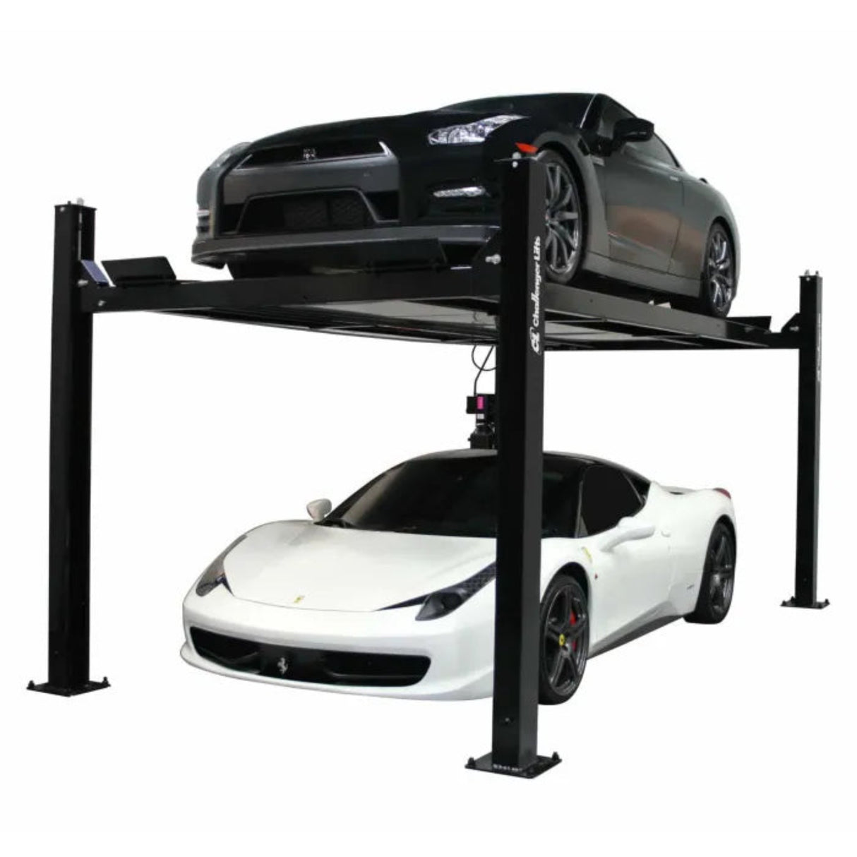 Challenger CL4P7 Four Post Car Lift 7,000 lb Home Garage