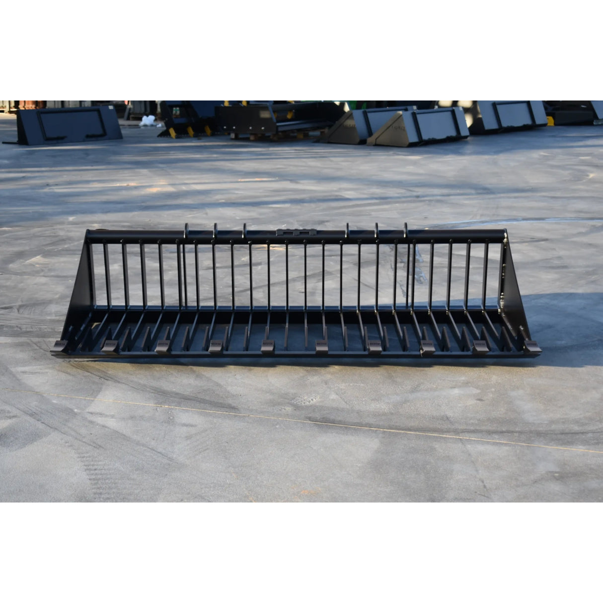 Loflin Fabrication Old Style Skid Steer Rock Bucket with Teeth
