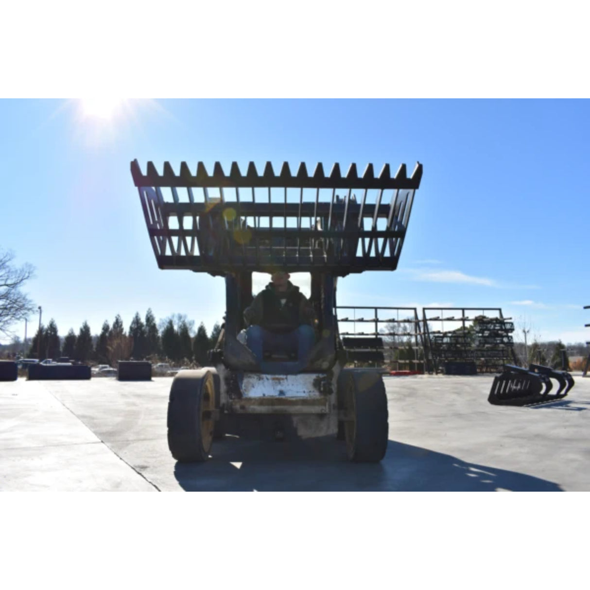Loflin Fabrication Skid Steer Rock Bucket