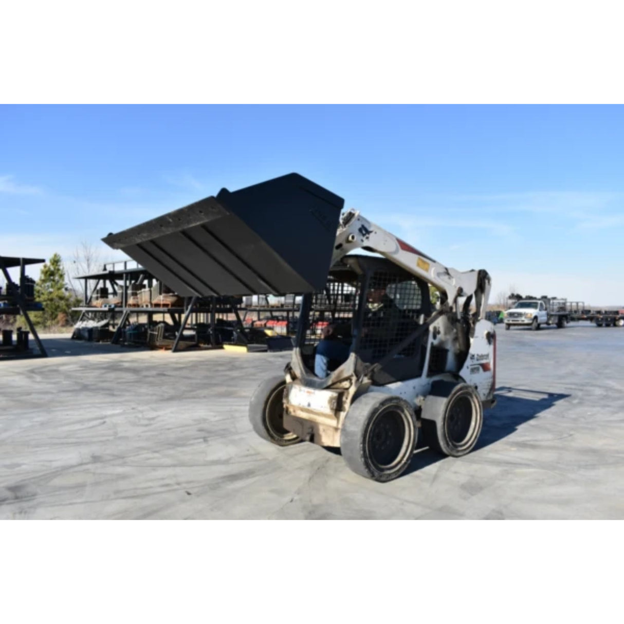 Loflin Fabrication Skid Steer Snow and Litter Bucket