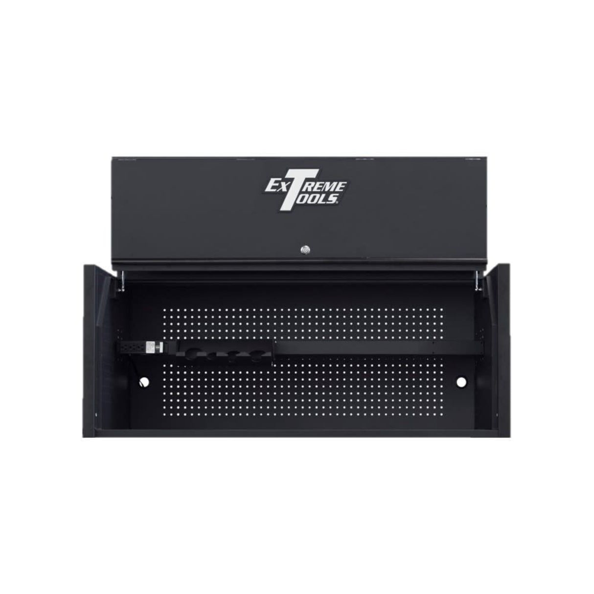 Extreme Tools RX Series 55in Extreme Power Workstation Professional Hutch, Matte Black