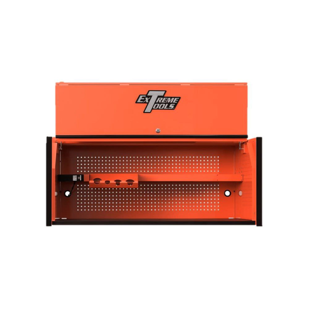 Extreme Tools RX Series 55in Extreme Power Workstation Professional Hutch, Orange/Black