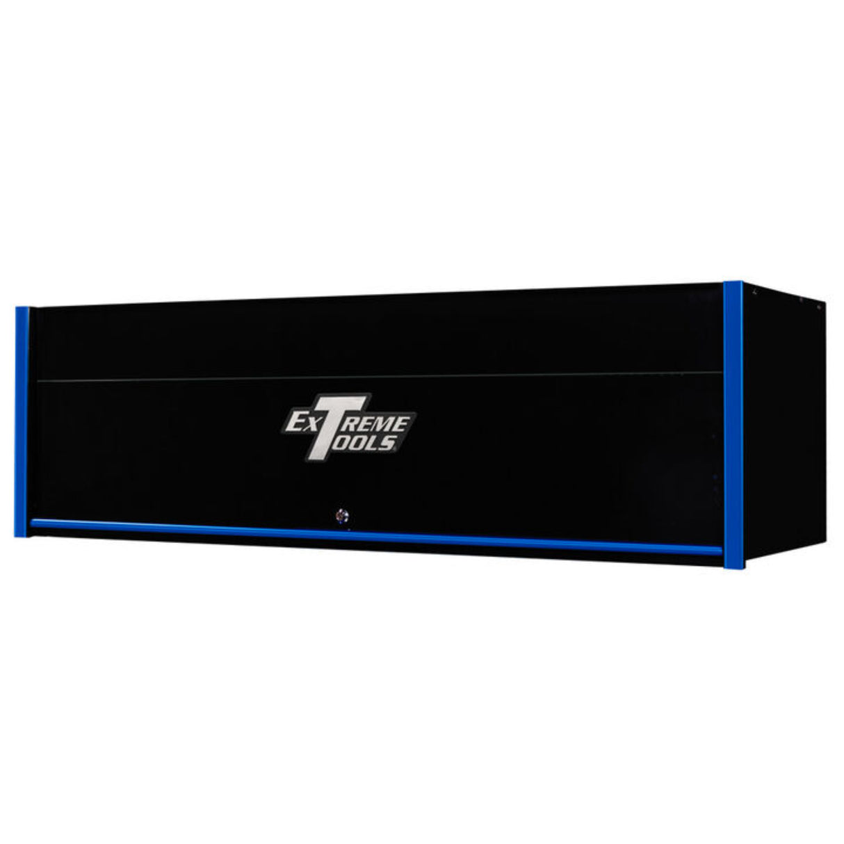 Extreme Tools RX Series 72in W x 25in D Extreme Power Workstation Hutch, Black/Blue