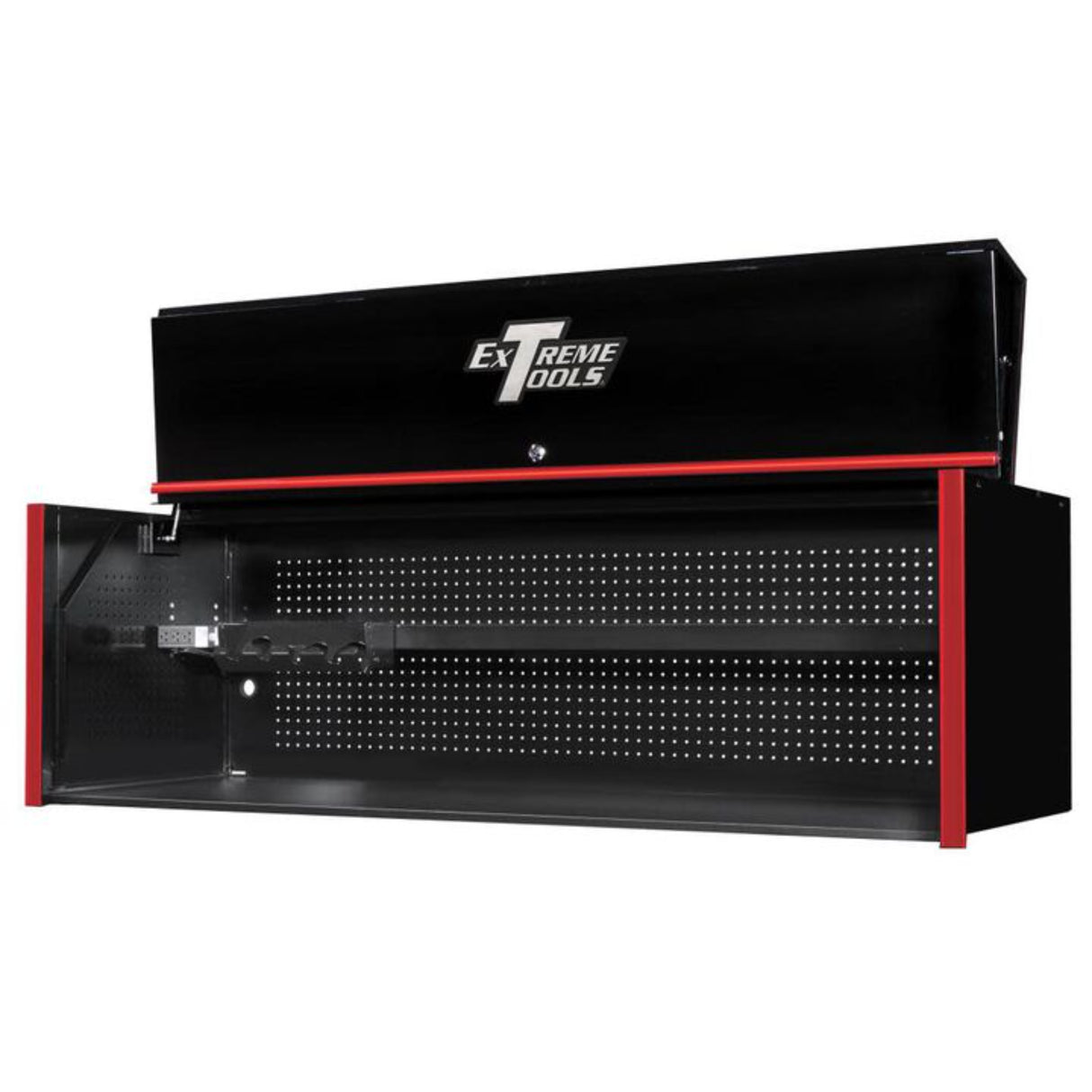 Extreme Tools RX Series 72in W x 30in D Extra Deep Hutch, Black/Red