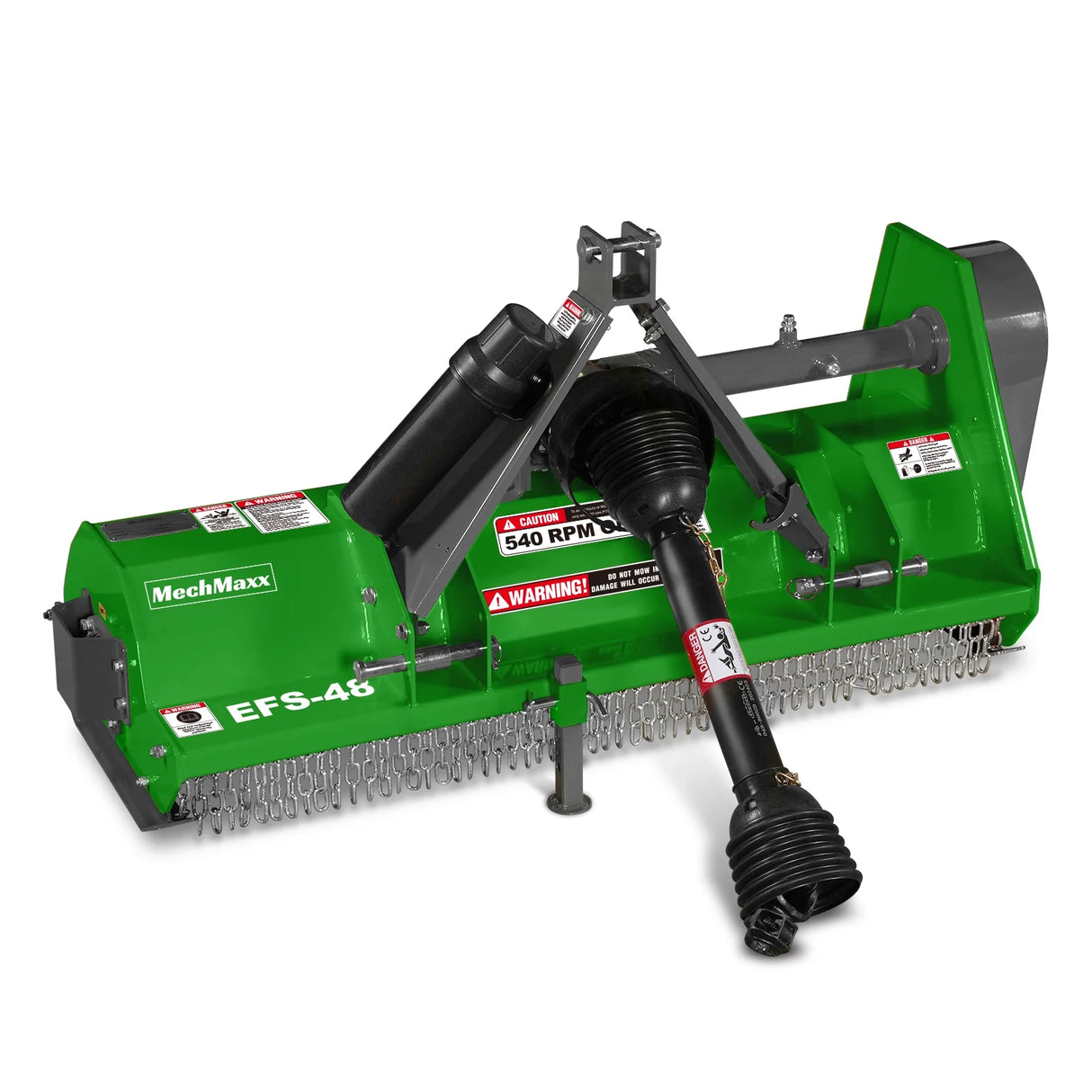 MechMaxx 48" Light-Duty PTO Flail Mower, 3-Point, 15-35HP, EFS48