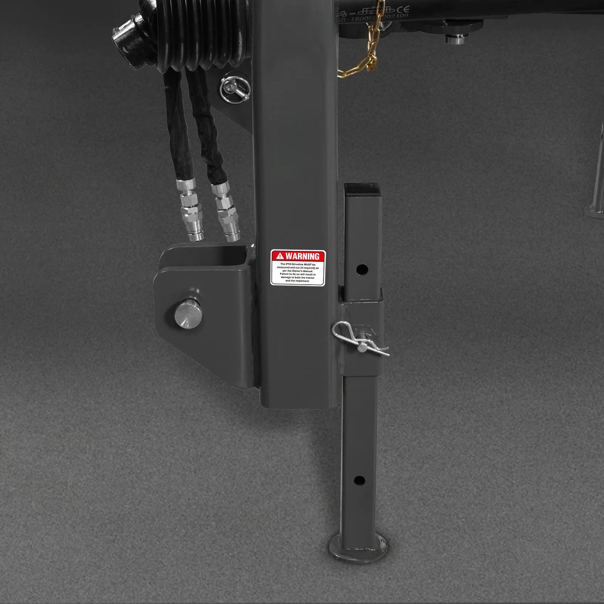 MechMaxx 72" Heavy Duty Offset Ditch Bank Flail Mower, CMR Gearbox, 90° Tilt