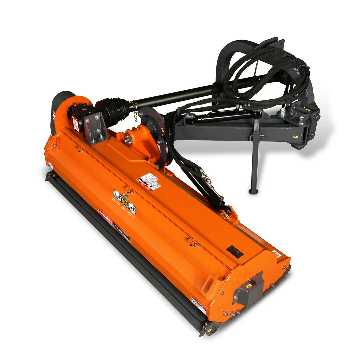 MechMaxx 72" Heavy Duty Offset Ditch Bank Flail Mower, CMR Gearbox, 90° Tilt