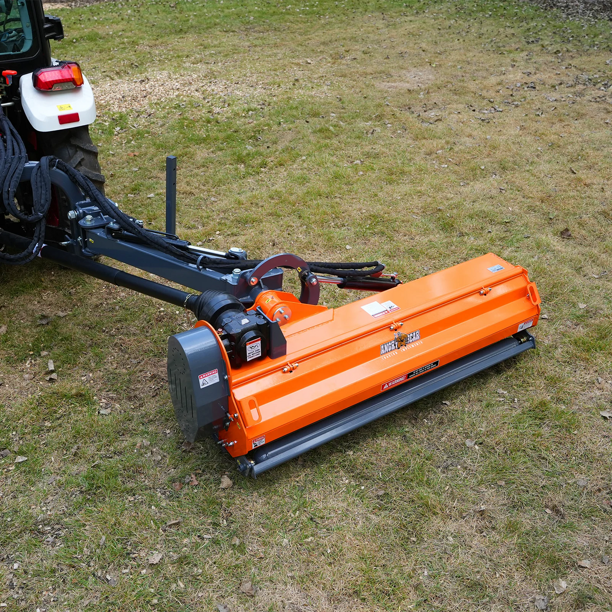 MechMaxx 72" Heavy Duty Offset Ditch Bank Flail Mower, CMR Gearbox, 90° Tilt