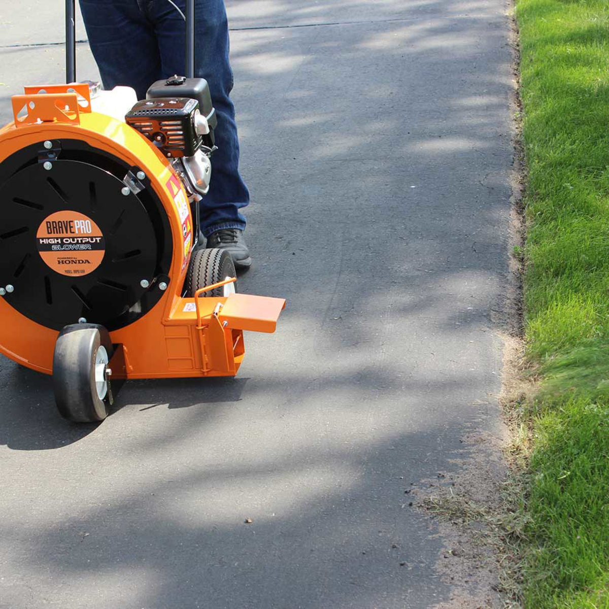 BravePro Walk-Behind Blower — Honda GX270, 17 in. Aluminum Impeller