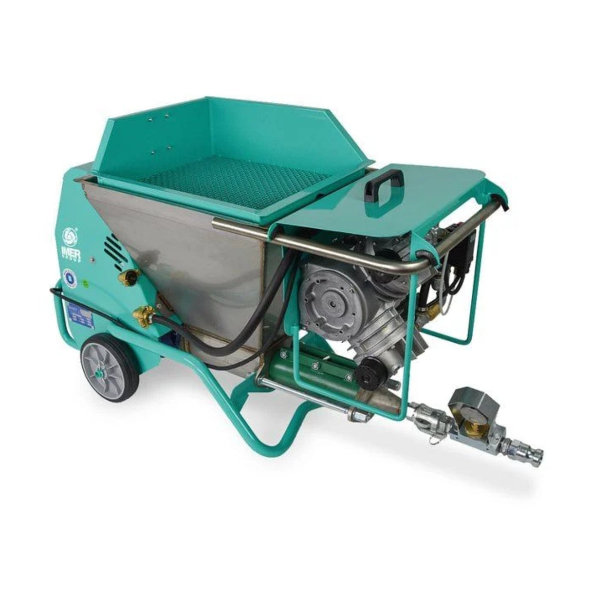 IMER Small 50 PLUS 3HP 240V Single Phase Pump and Spray Machine