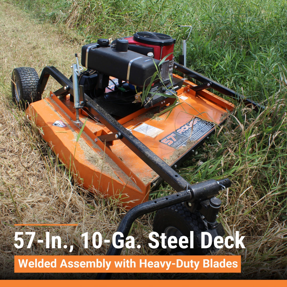 BravePro 44 in. Towable Rough Cut Mower — Honda GXV630 20 HP V-Twin