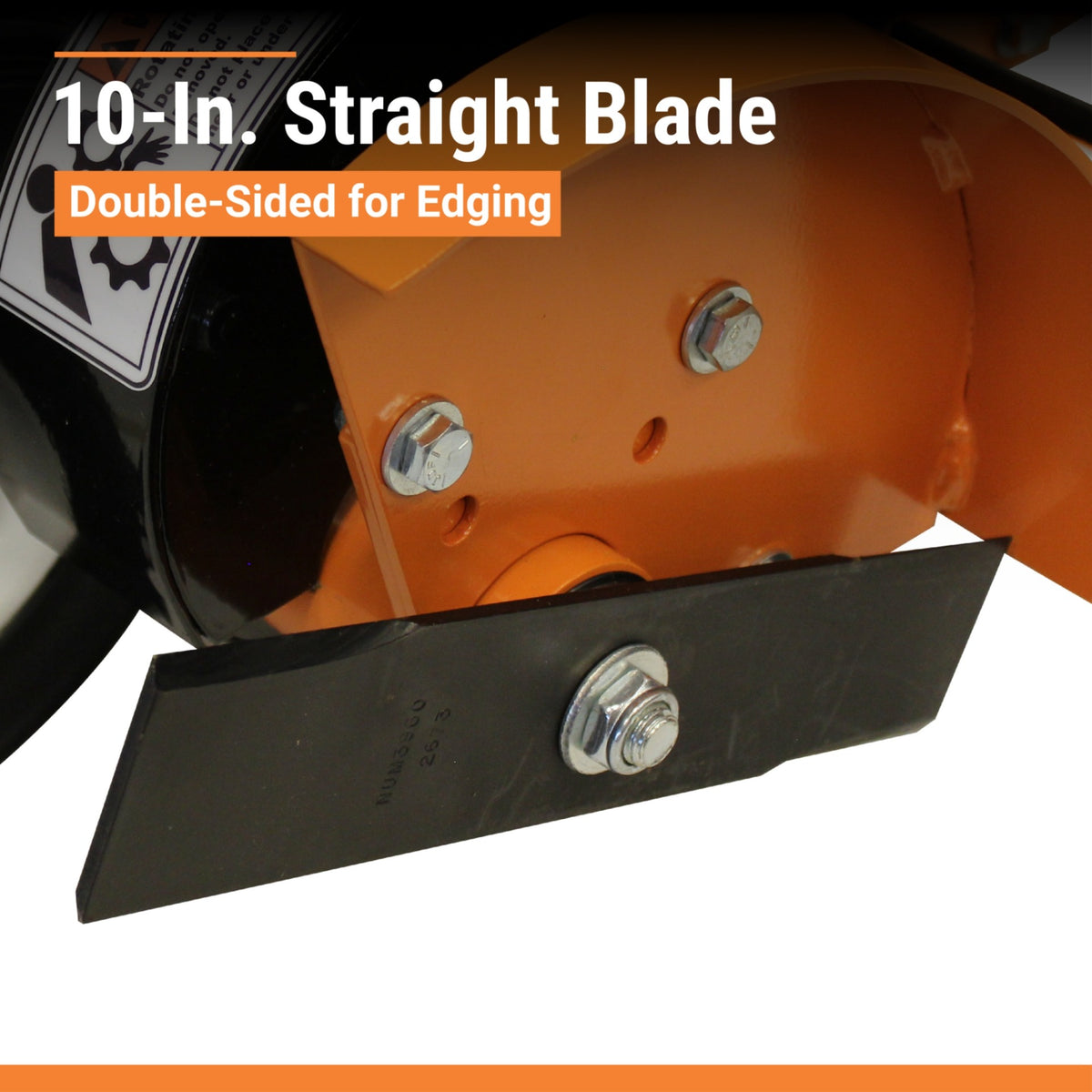 BravePro Lawn Edger — 10 in. Straight Blade, Honda GX120