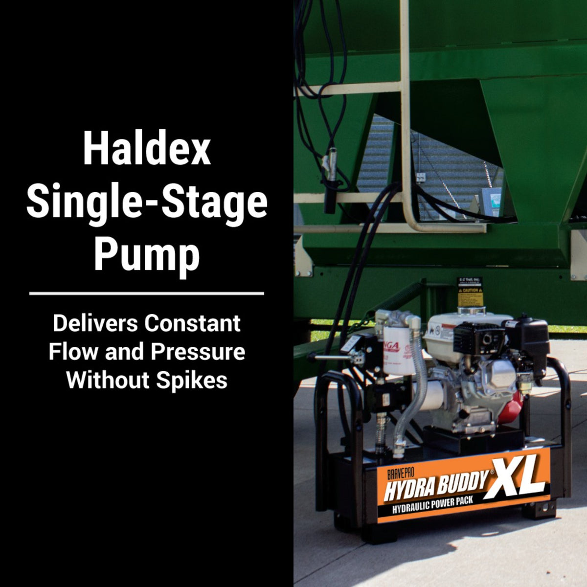 BravePro Hydra Buddy Hydraulic Power Pack — 1,500 PSI, 7 GPM, Honda GX270 Recoil Start