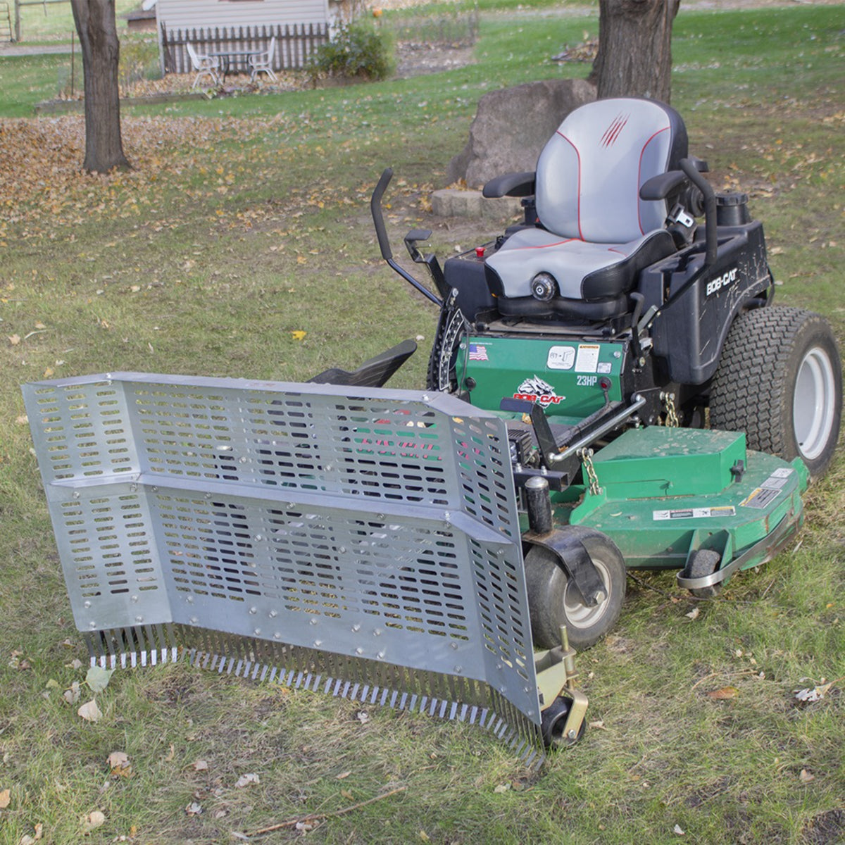 JRCO 55" Leaf Blade Plow — Front-Mount Mower Attachment