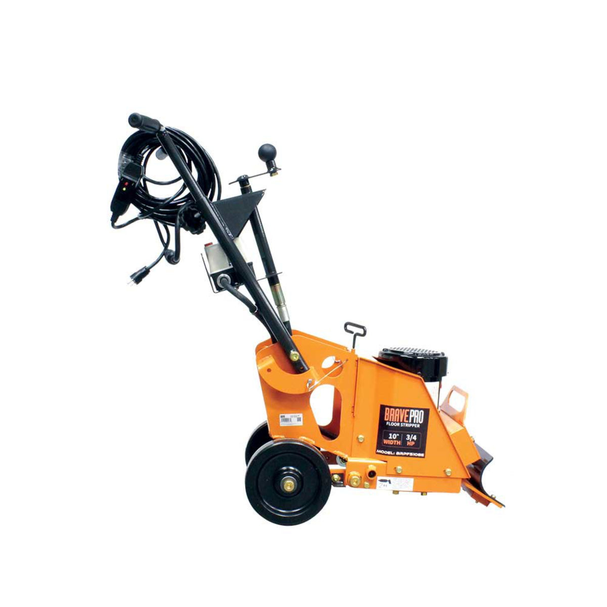 BravePro Heavy-Duty Electric Floor Stripper — 10 in. Max Blade Width