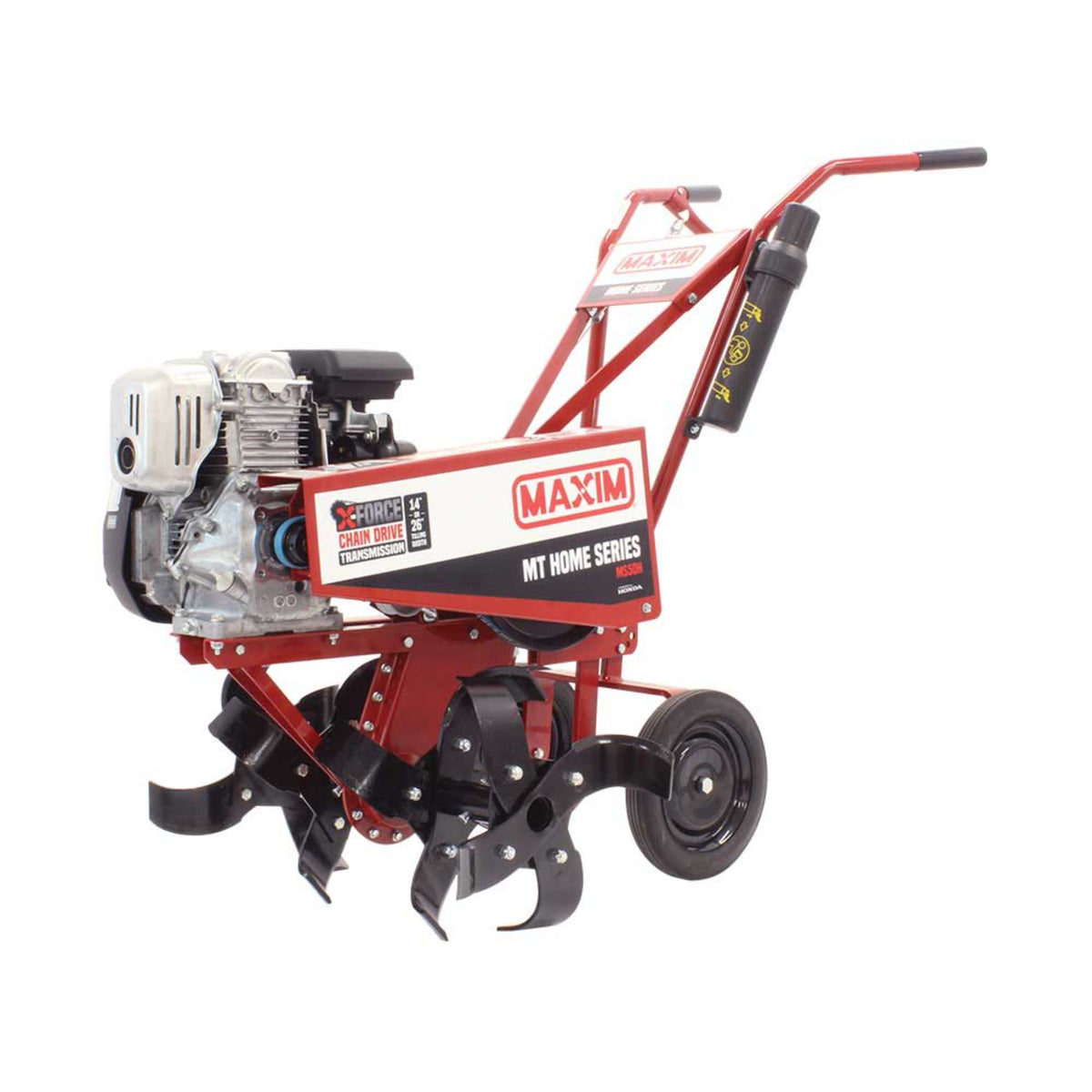 Maxim MS50H Mid Size Tiller, Honda GC160, Adjustable Tilling Width
