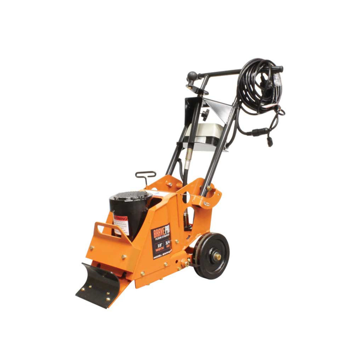 BravePro Heavy-Duty Electric Floor Stripper — 10 in. Max Blade Width