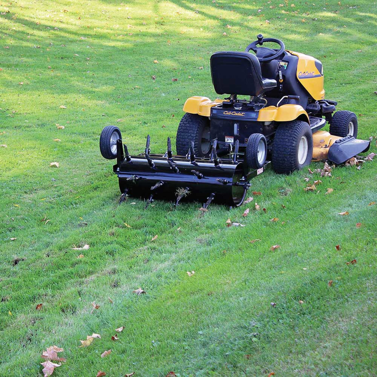 Maxim 36 in. Tow-Behind Plug Aerator, Water-Fillable Drum