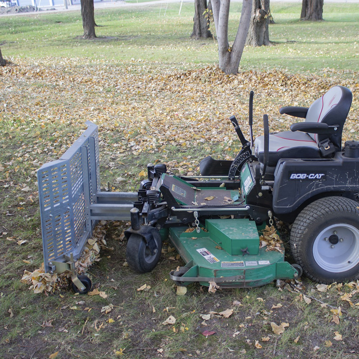 JRCO 55" Leaf Blade Plow — Front-Mount Mower Attachment