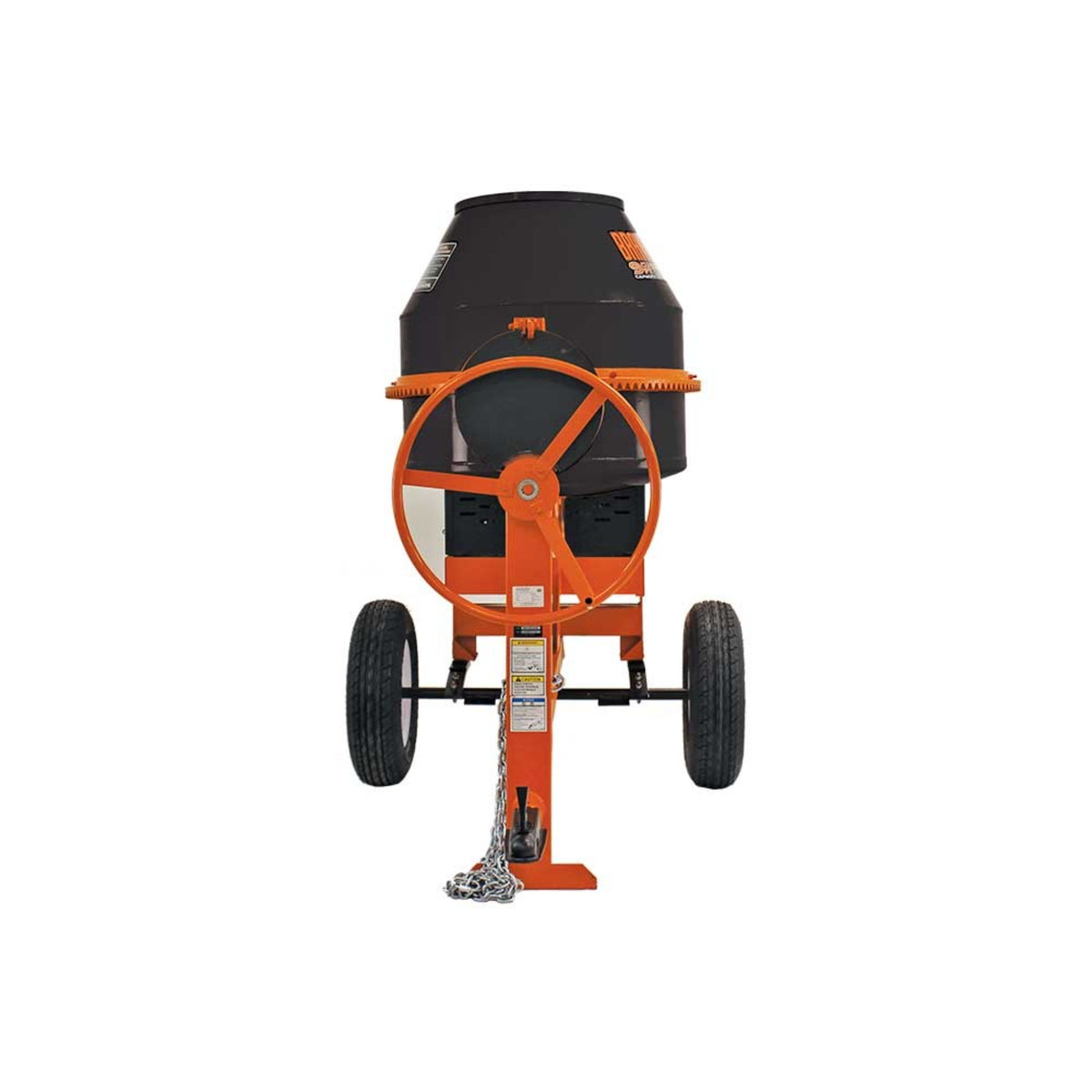 BravePro Concrete Mixer — 9 Cu. Ft. Poly Drum, Honda GX270
