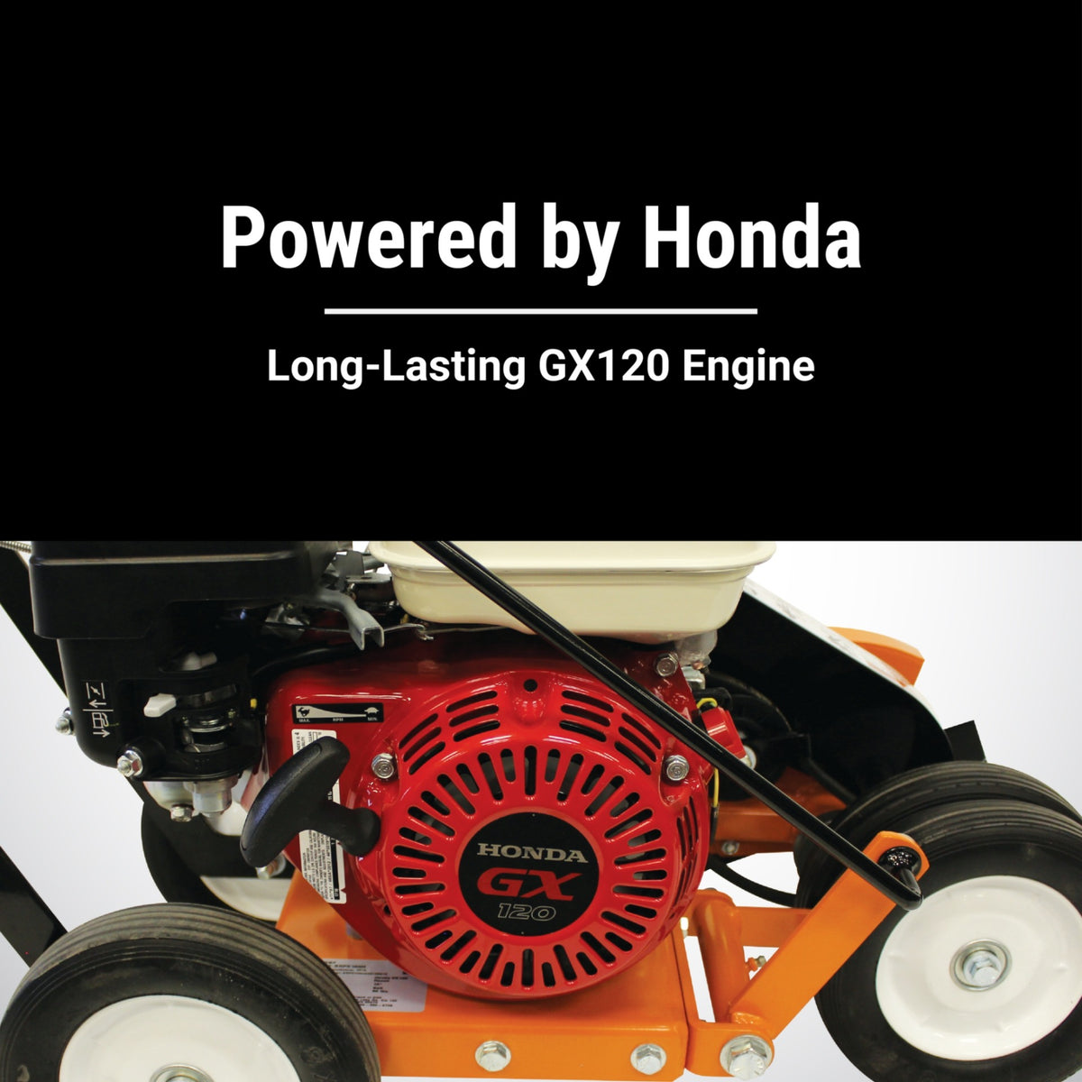 BravePro Lawn Edger — 10 in. Straight Blade, Honda GX120